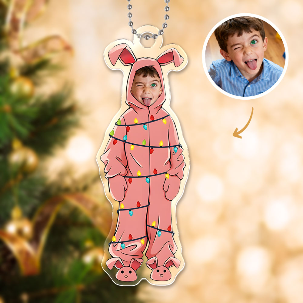 Custom 3d Effective Cristmas Ornament Custom Face & Name Decor Ornaments Gifts For Family For Lover For Kids-mekesllser-Mekesllser,Christmas,Home Decor,Christmas Ornament