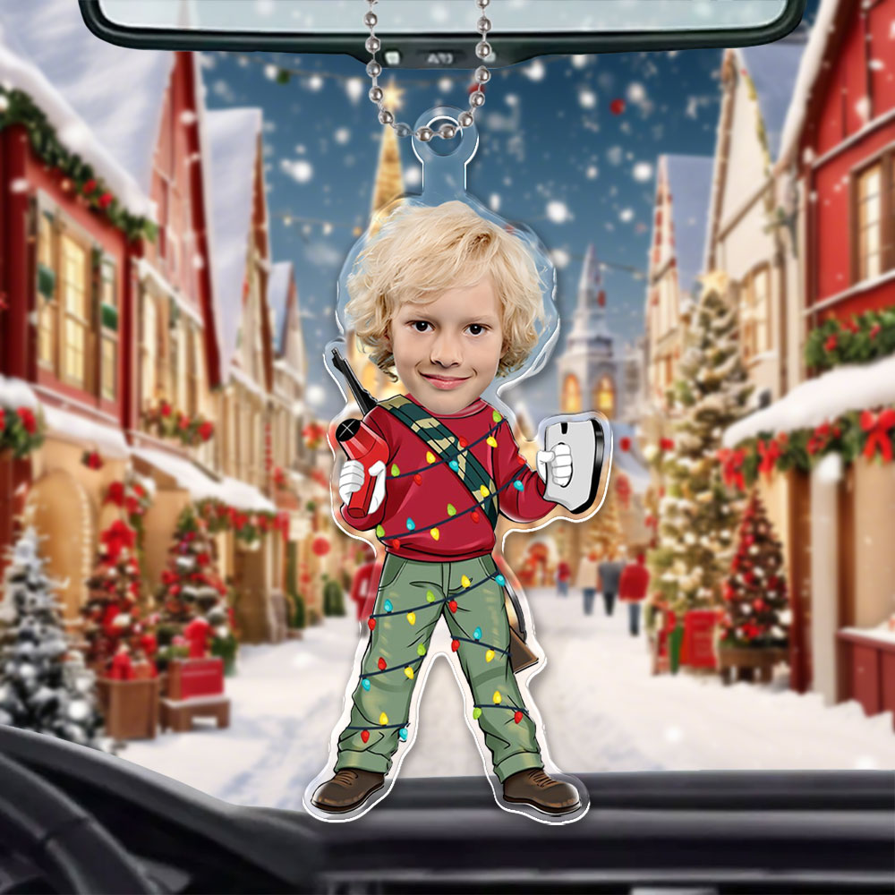 Custom 3d Effective Cristmas Ornament Custom Face & Name Decor Ornaments Gifts For Family For Lover For Kids-mekesllser-Mekesllser,Christmas,Home Decor,Christmas Ornament