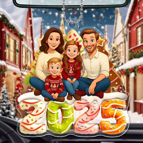 Custom Christmas Ornaments Personalized Christmas Ornaments With Photos Gifts For Lovers For Couples For Family-mekesllser-Mekesllser,Christmas,Home Decor,AI,Christmas Ornament