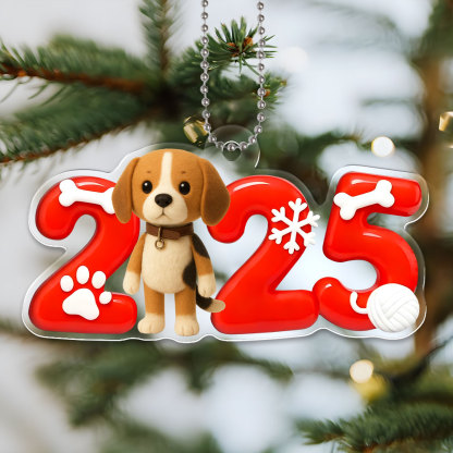 Custom 3d Effective Cristmas Ornament Custom Face & Name Decor Ornaments Gifts For Family For Christmas For Pets-mekesllser-Mekesllser,For Pet Lovers,Christmas,Home Decor,AI,Christmas Ornament