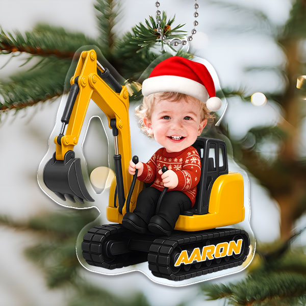 Custom 3d Effective Cristmas Ornament Custom Face & Name Decor Ornaments Gifts For Family For Lover For Kids-mekesllser-Mekesllser,Christmas,Home Decor,Christmas Ornament