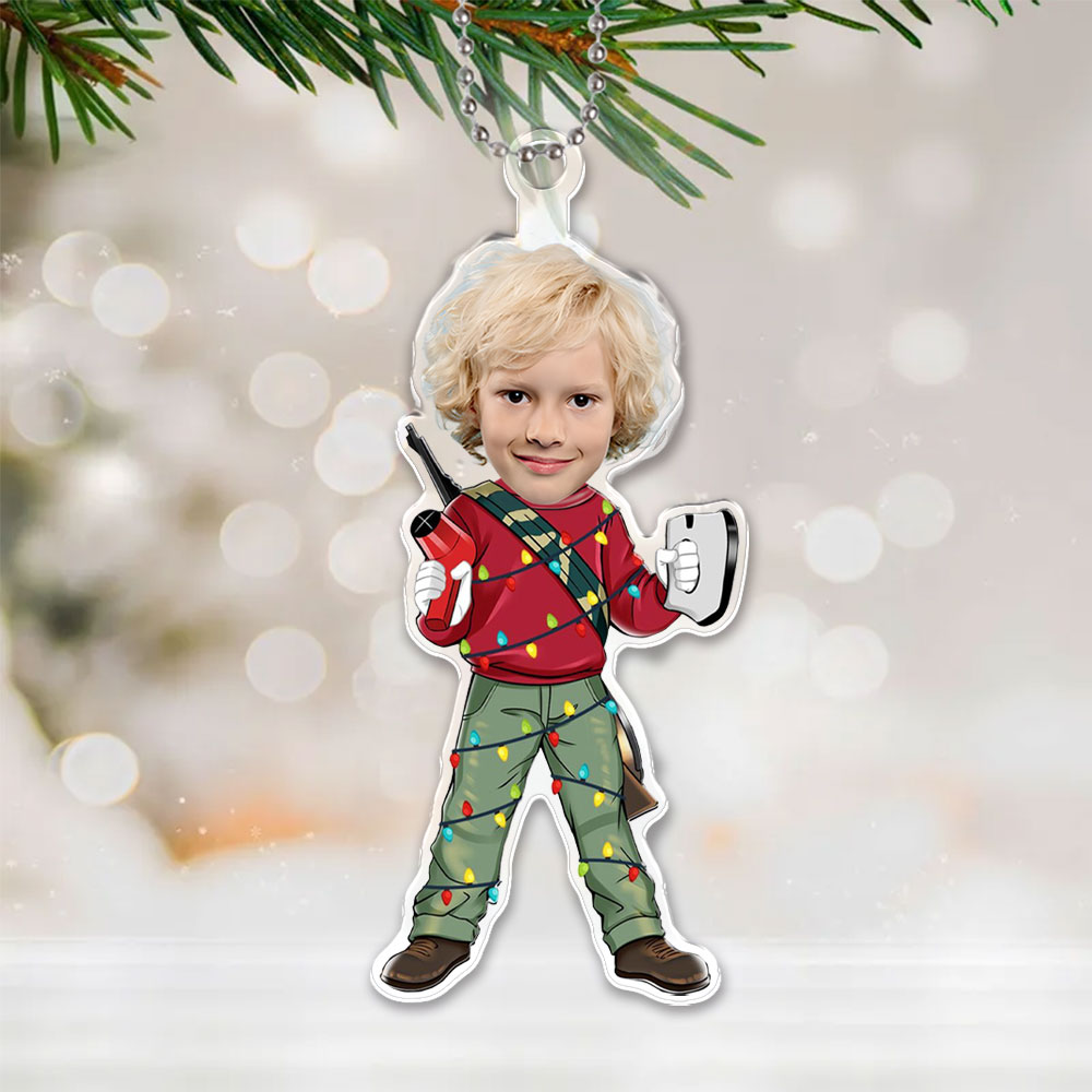 Custom 3d Effective Cristmas Ornament Custom Face & Name Decor Ornaments Gifts For Family For Lover For Kids-mekesllser-Mekesllser,Christmas,Home Decor,Christmas Ornament