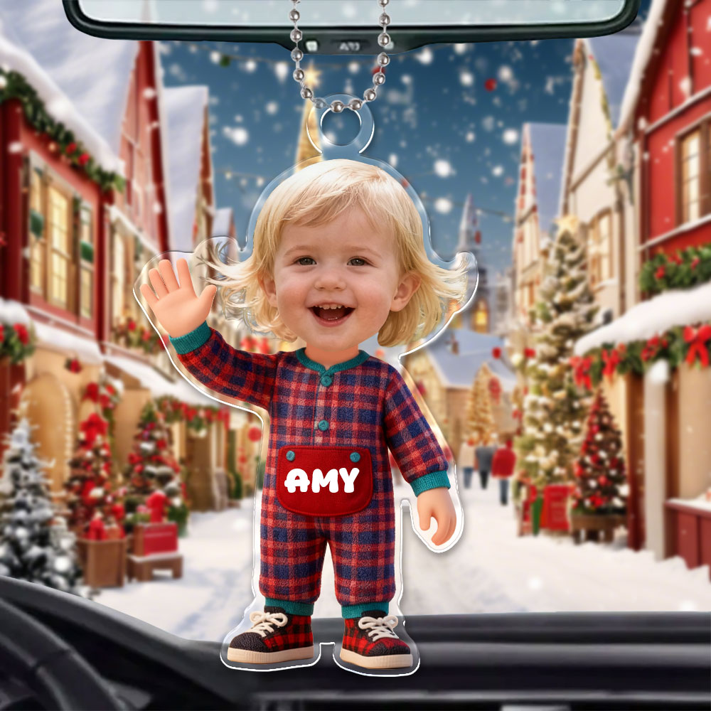 Custom 3d Effective Cristmas Ornament Custom Face & Name Decor Ornaments Gifts For Family For Lovers For Kids-mekesllser-Mekesllser,Christmas,Home Decor,Christmas Ornament