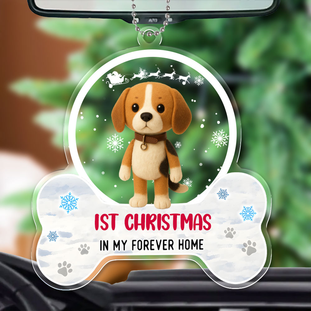 Custom 3d Effective Cristmas Ornament Custom Face & Name Decor Ornaments Gifts For Family For Christmas For Pets-mekesllser-Mekesllser,For Pet Lovers,Christmas,Home Decor,AI,Christmas Ornament