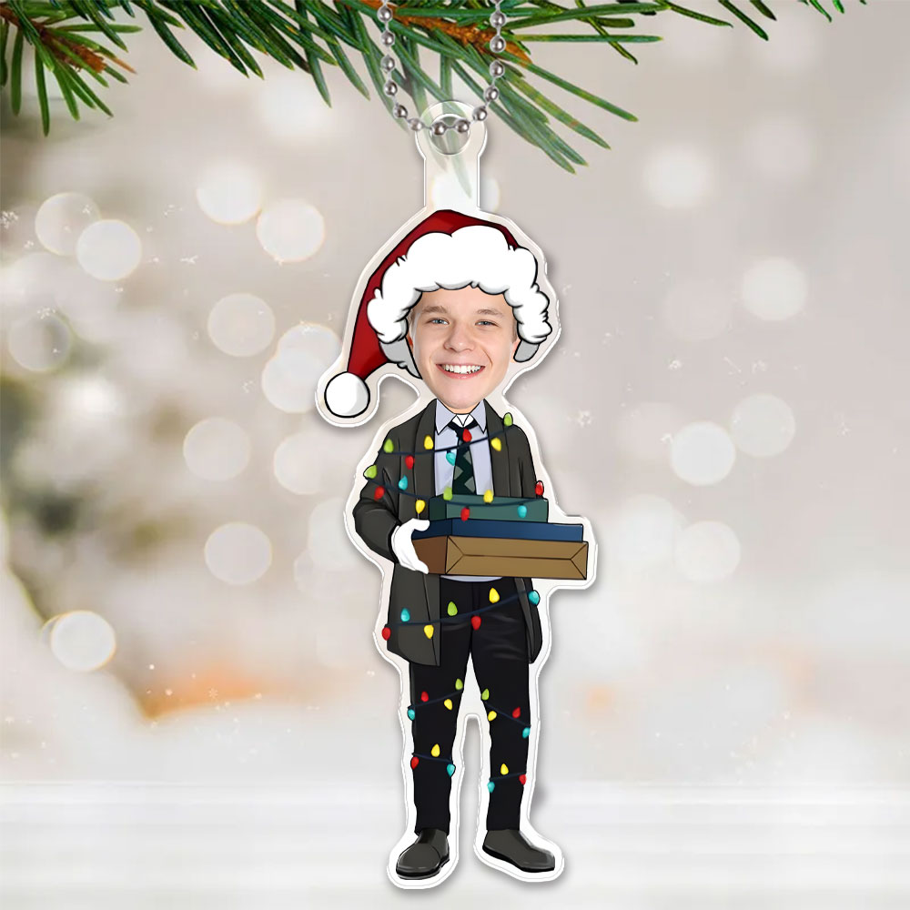 Custom 3d Effective Cristmas Ornament Custom Face & Name Decor Ornaments Gifts For Family For Lover For Kids For Christmas-mekesllser-Mekesllser,Christmas,Home Decor,Christmas Ornament