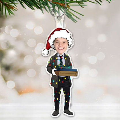 Custom 3d Effective Cristmas Ornament Custom Face & Name Decor Ornaments Gifts For Family For Lover For Kids For Christmas-mekesllser-Mekesllser,Christmas,Home Decor,Christmas Ornament
