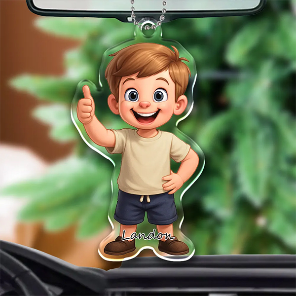 Custom Minime Doll 3d Effecte Ornament Custom Face & Name Decor Ornaments Xmas Gifts For Kids-mekesllser-Mekesllser,Christmas,Home Decor,Christmas Ornament,Ornament