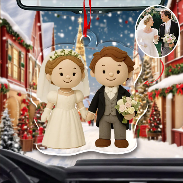 Custom 3d Effects Christmas Ornament Custom Family Face & Name Decor Ornaments Xmas Gifts For Lover For Family-mekesllser-Mekesllser,Home Decor,Ornament