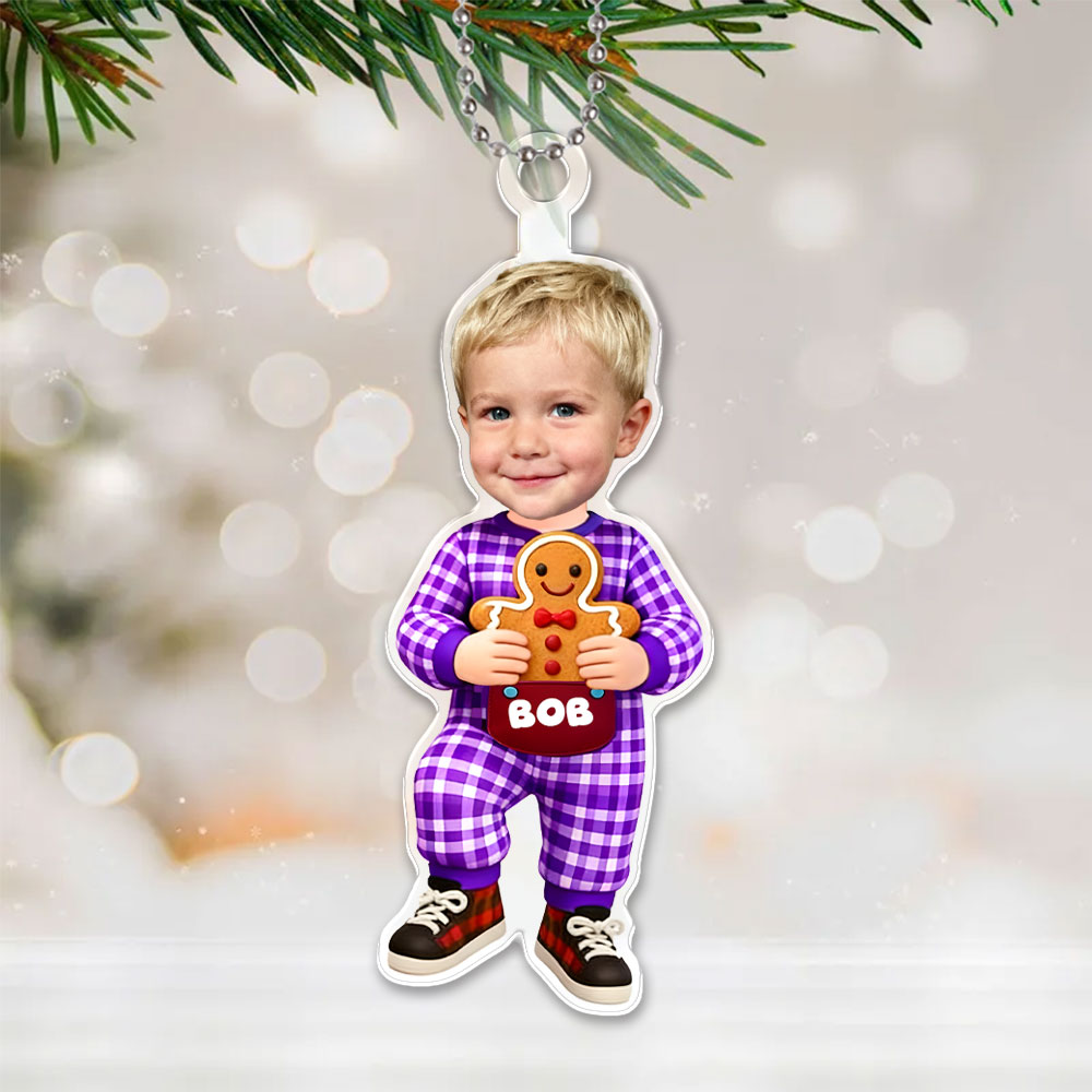 Custom 3d Effective Cristmas Ornament Custom Face & Name Decor Ornaments Gifts For Family For Lovers For Christmas For Kids-mekesllser-Mekesllser,Christmas,Home Decor,Christmas Ornament