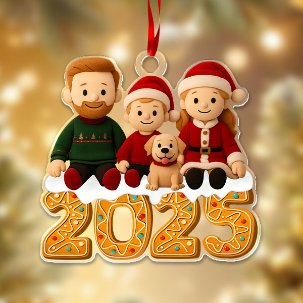 Custom Christmas Ornaments Personalized Christmas Ornaments With Photos Gifts For Lover For Family-mekesllser-Mekesllser,Christmas,Home Decor,AI,Christmas Ornament