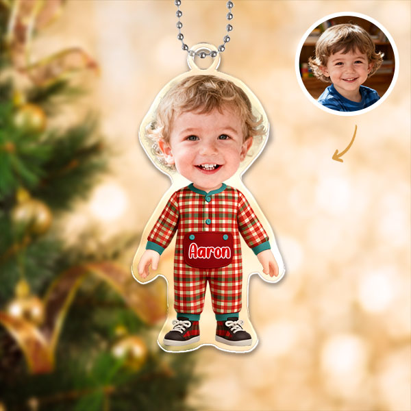 Custom Christmas Ornaments Personalized Christmas Ornaments With Photos Gifts For Lovers For Family For Kids-mekesllser-Mekesllser,Christmas,Home Decor,Christmas Ornament