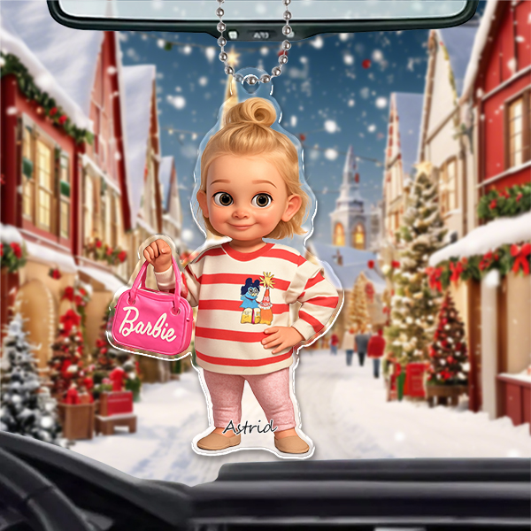 Custom 3d Effective Cristmas Ornament Custom Face & Name Decor Ornaments Gifts For Family For Lovers For Christmas For Girls-mekesllser-Mekesllser,Christmas,Home Decor,AI,Christmas Ornament