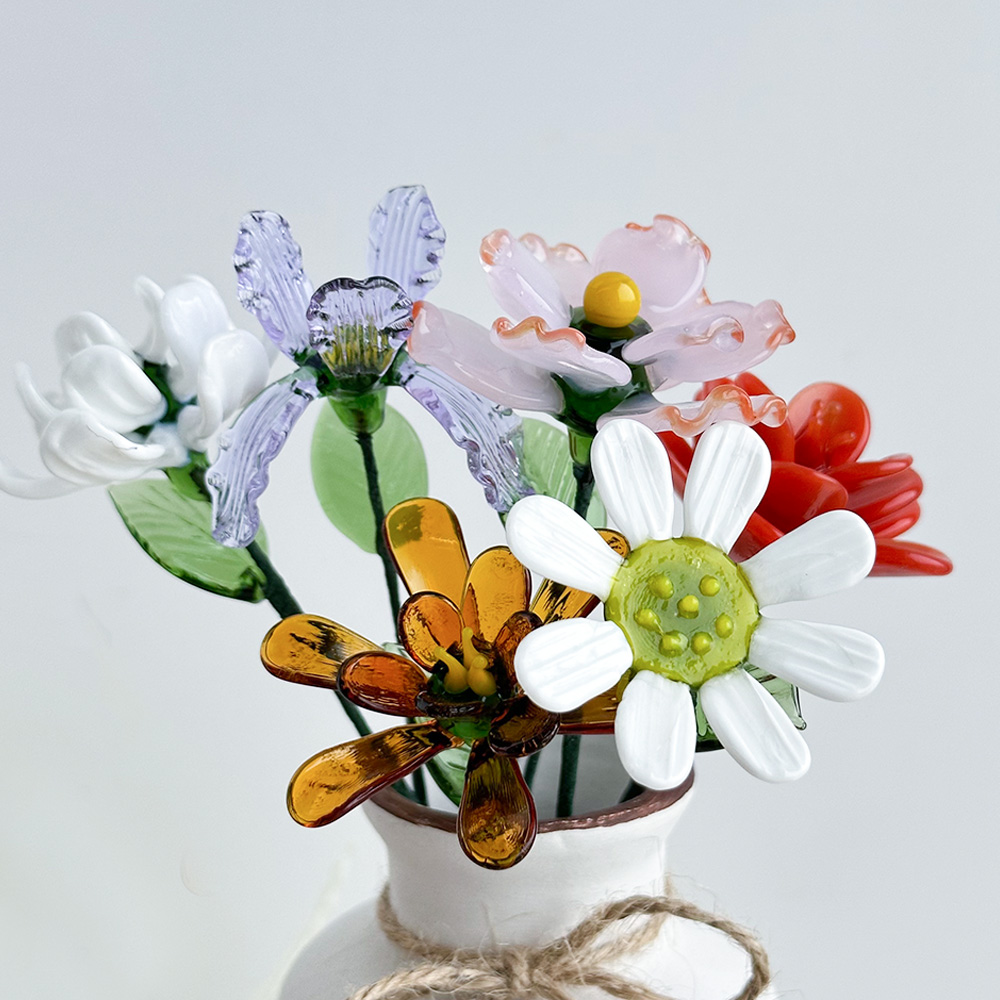 50%OFF⭐️Personalized Vase With Glass Birth Month Flowers