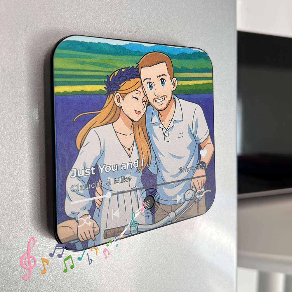 Custom Photo Song Fridge Magnet🎵