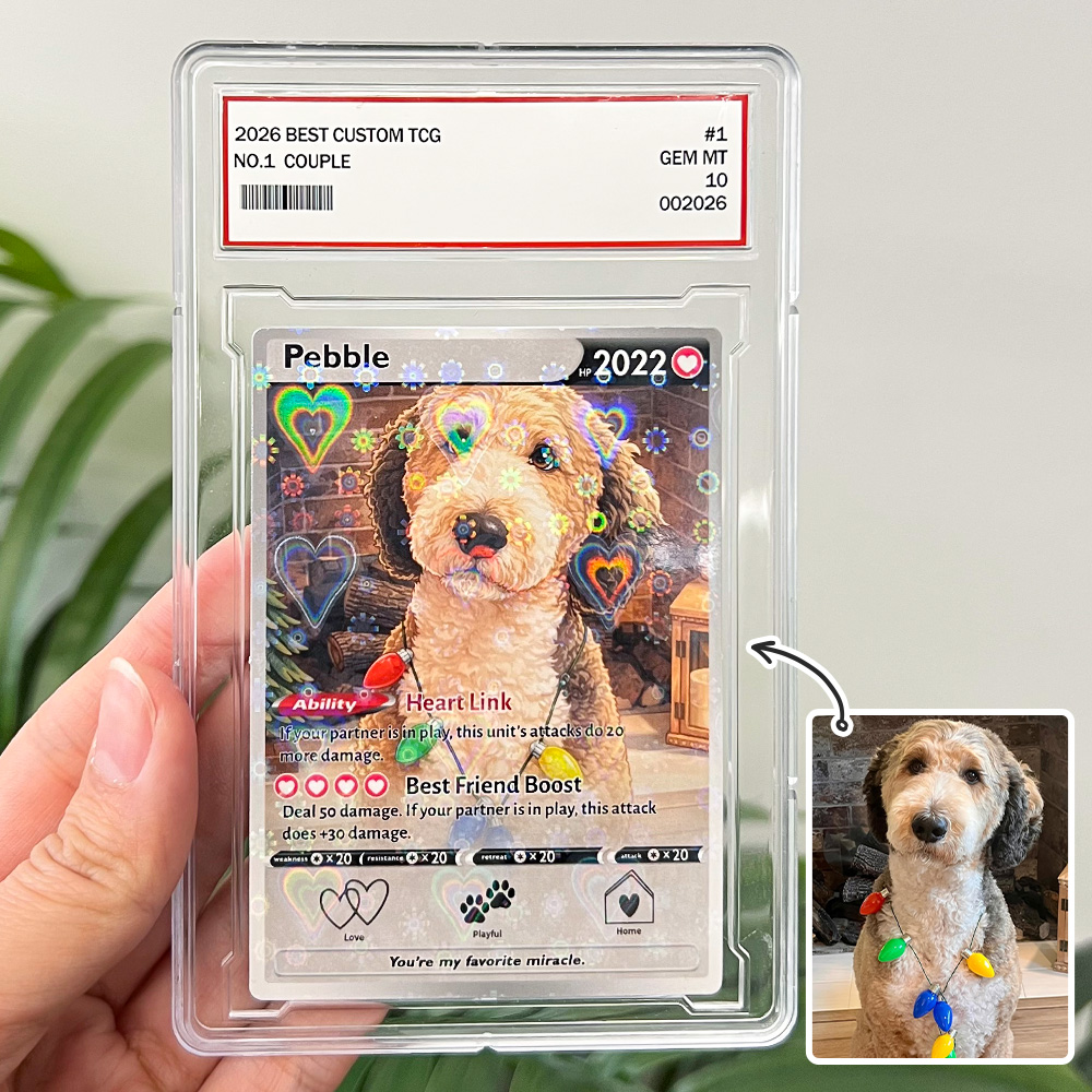 50% OFF🐾Personalized Pet Anime Trainer icon Card