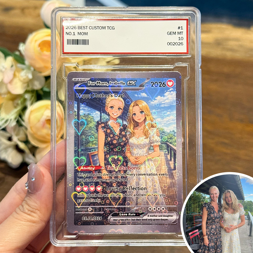 50% OFF💖Personalized Mom Anime Trainer Card, Mother's Day Gift