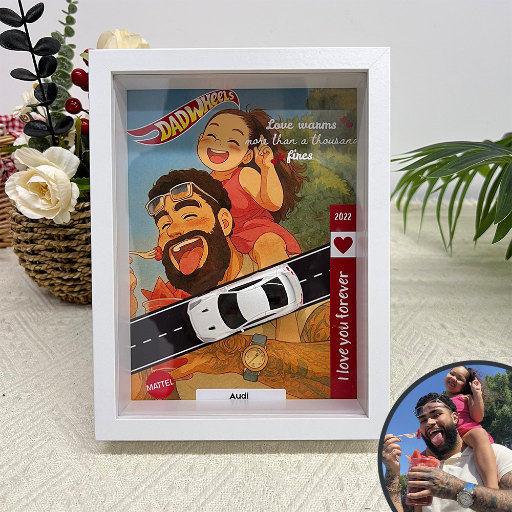 Custom Car Display Anime Portrait Frame