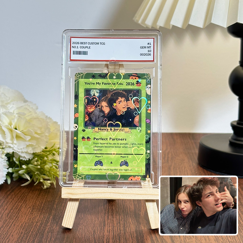 50% OFF🎃Personalized Halloween Couple Player Anime Art Classic Card Pokecard