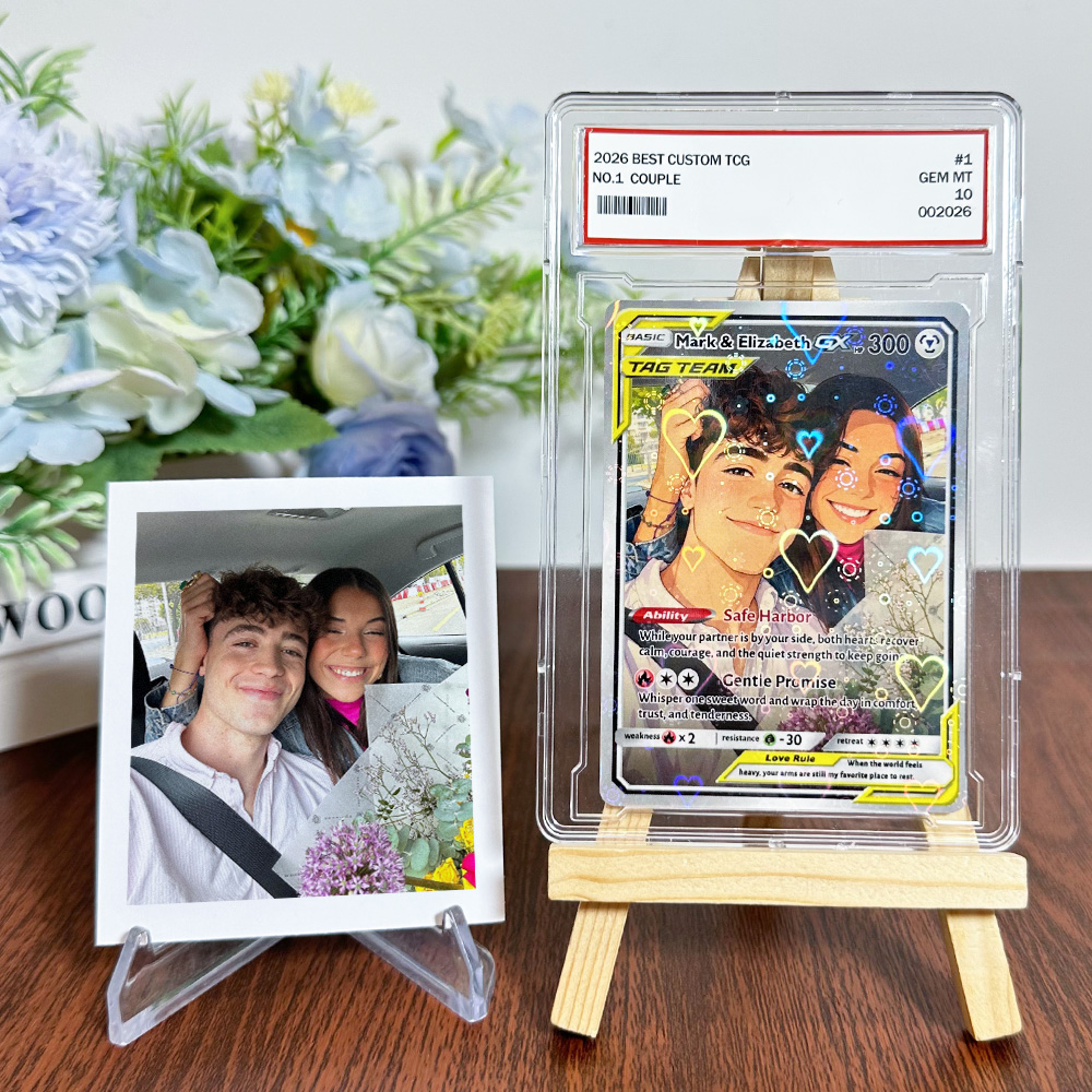 50% OFF💛Custom Couple Photo Anime Art GX TAG TEAM Card Pokecard