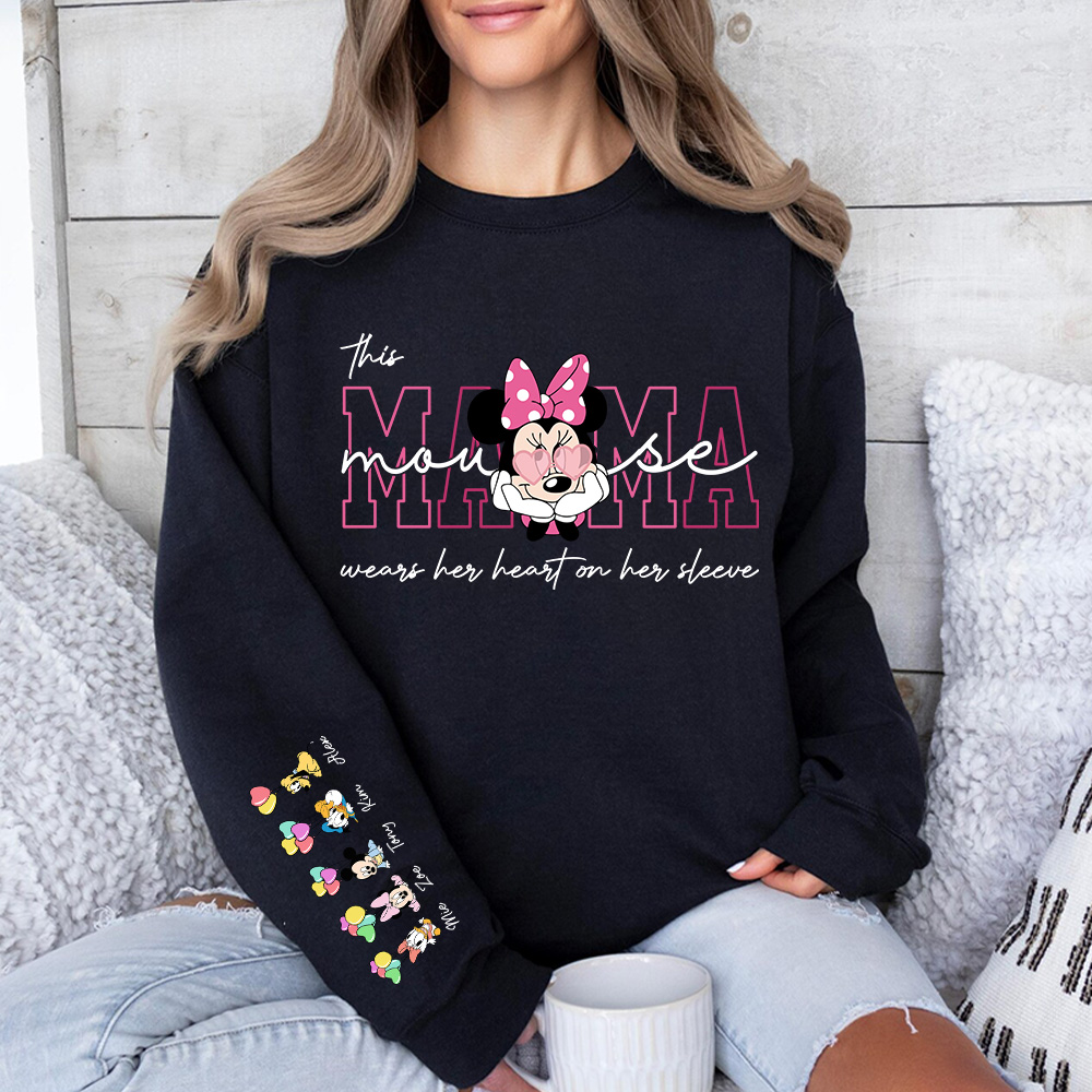Custom MAMA Mouse Shirt/Crewneck/Hoodie, With Kids Names