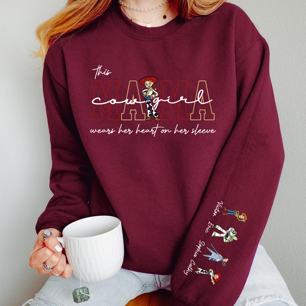 Custom MAMA Toy Story Crewneck/Hoodie, With Kids Names