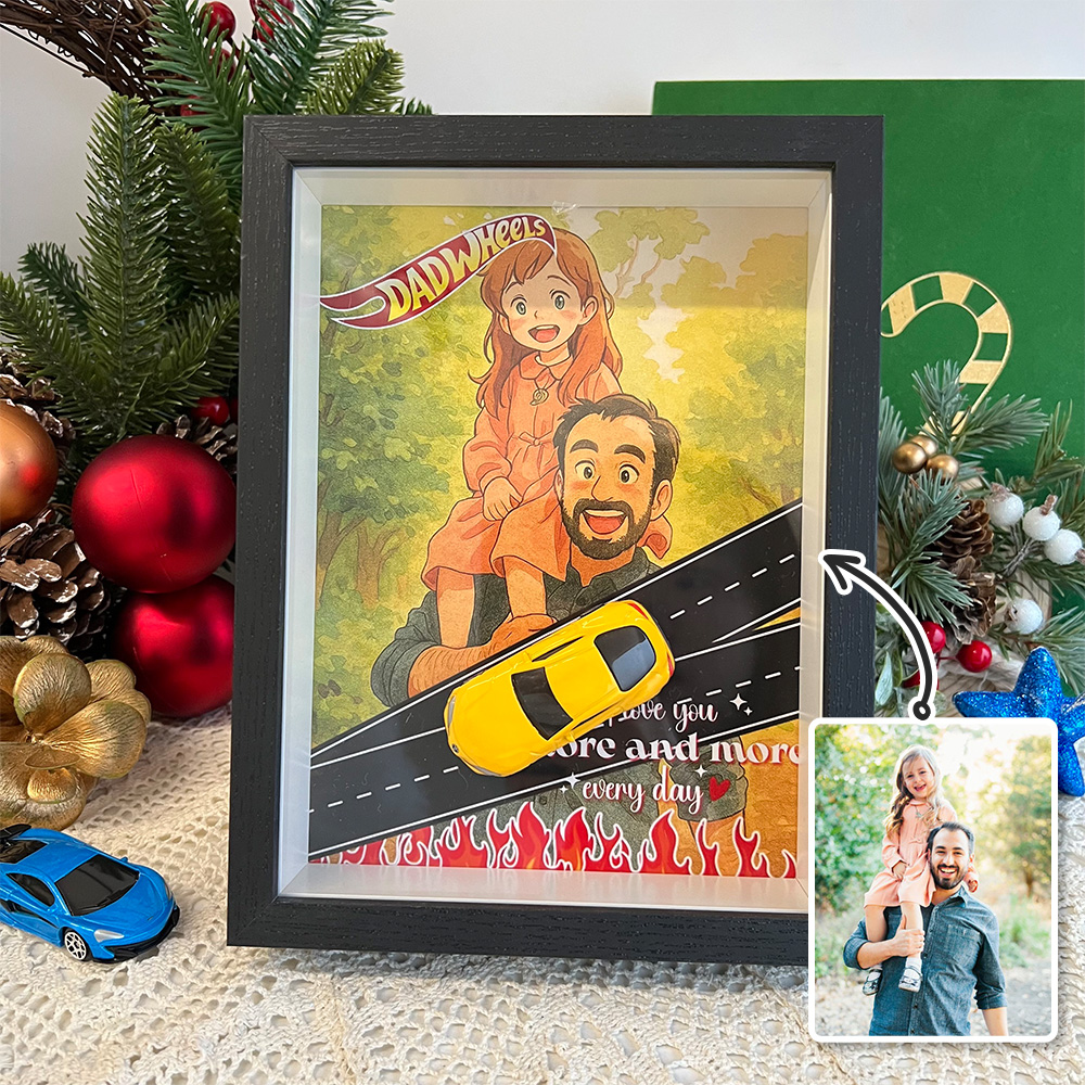 Custom Car Display Anime Portrait Frame