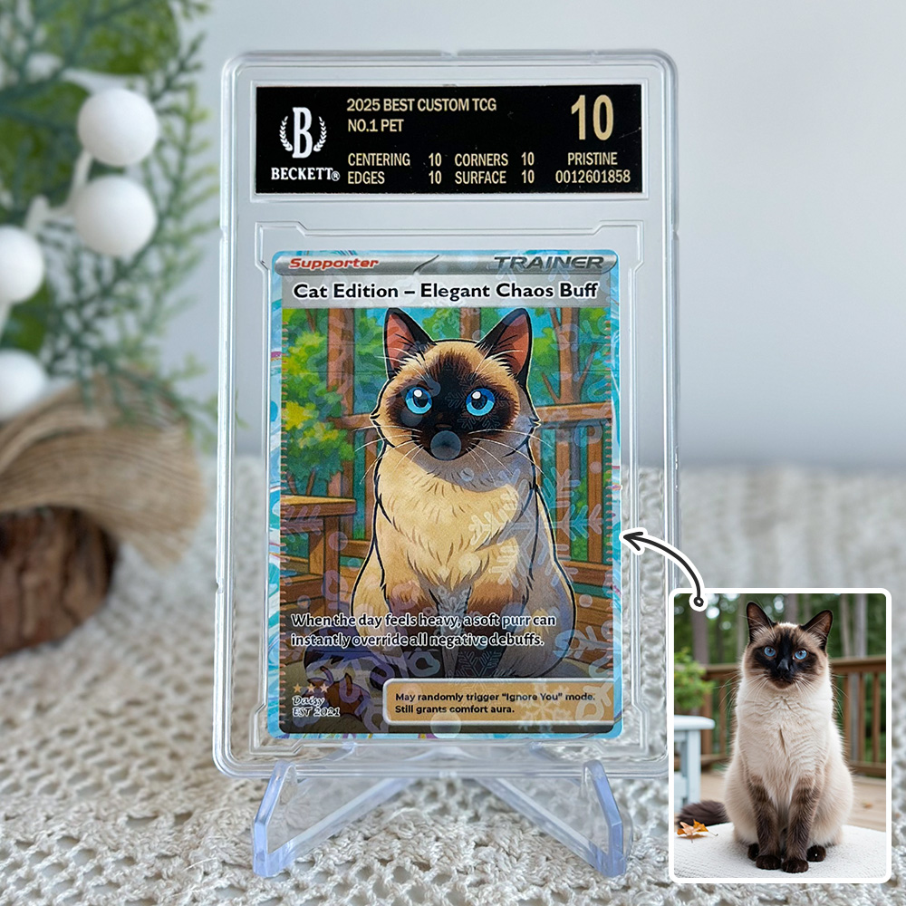 50% OFF🤩Personalized Pet Anime Supporter Trainer Card