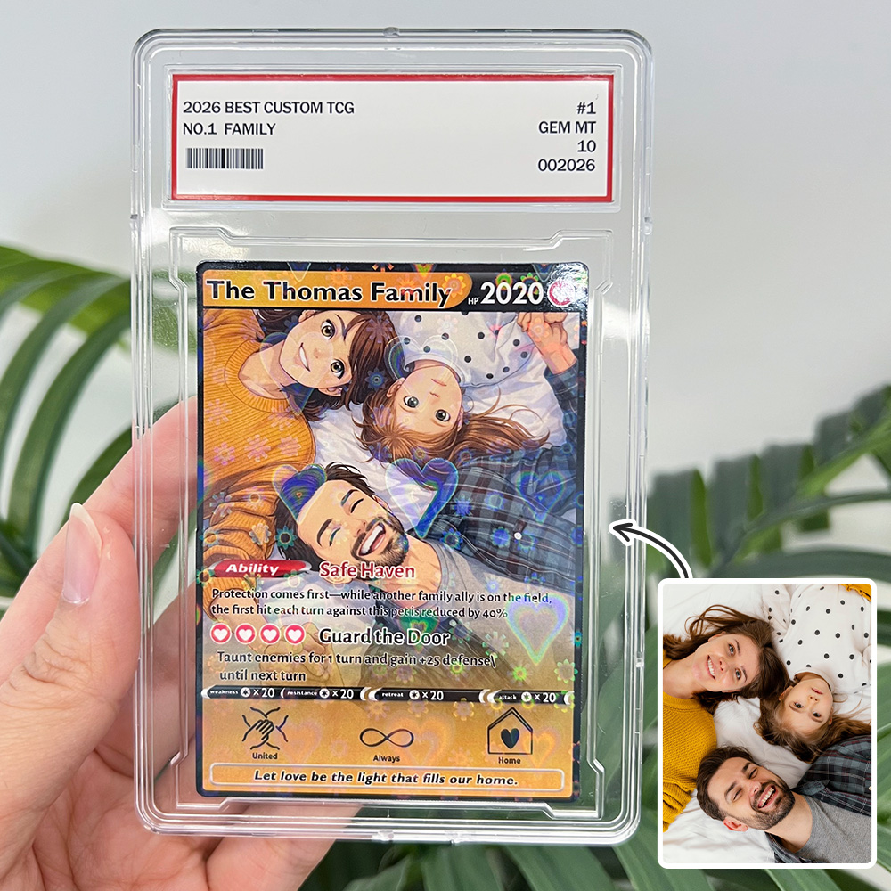 50% OFF💕Personalized Family Anime Trainer icon Card