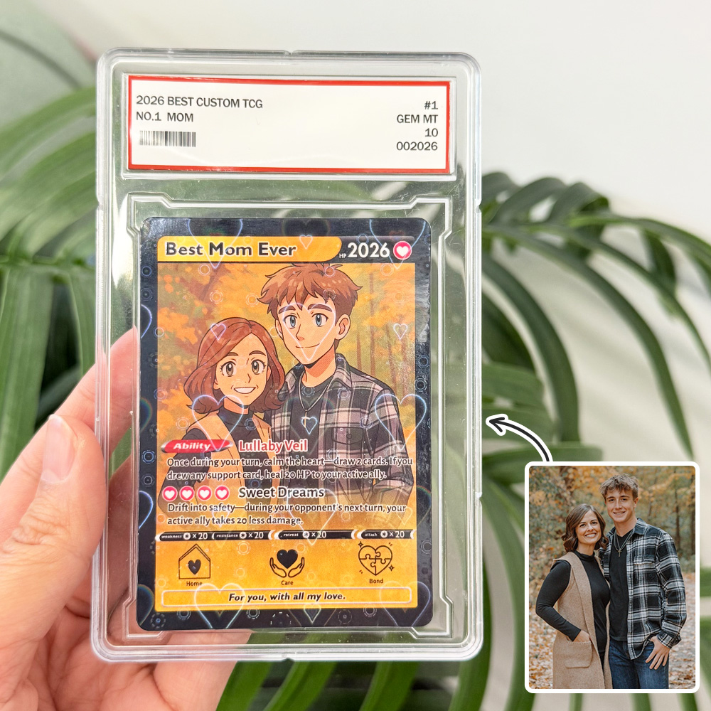 50% OFF🌷Personalized Mom Anime Trainer icon Card, Mother's Day Gift