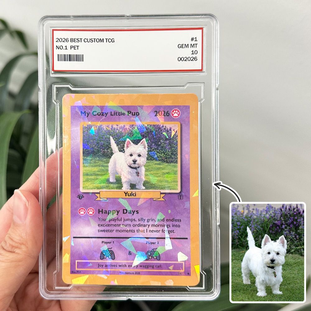 50% OFF🐾Personalized Pet Anime Art Player Card 