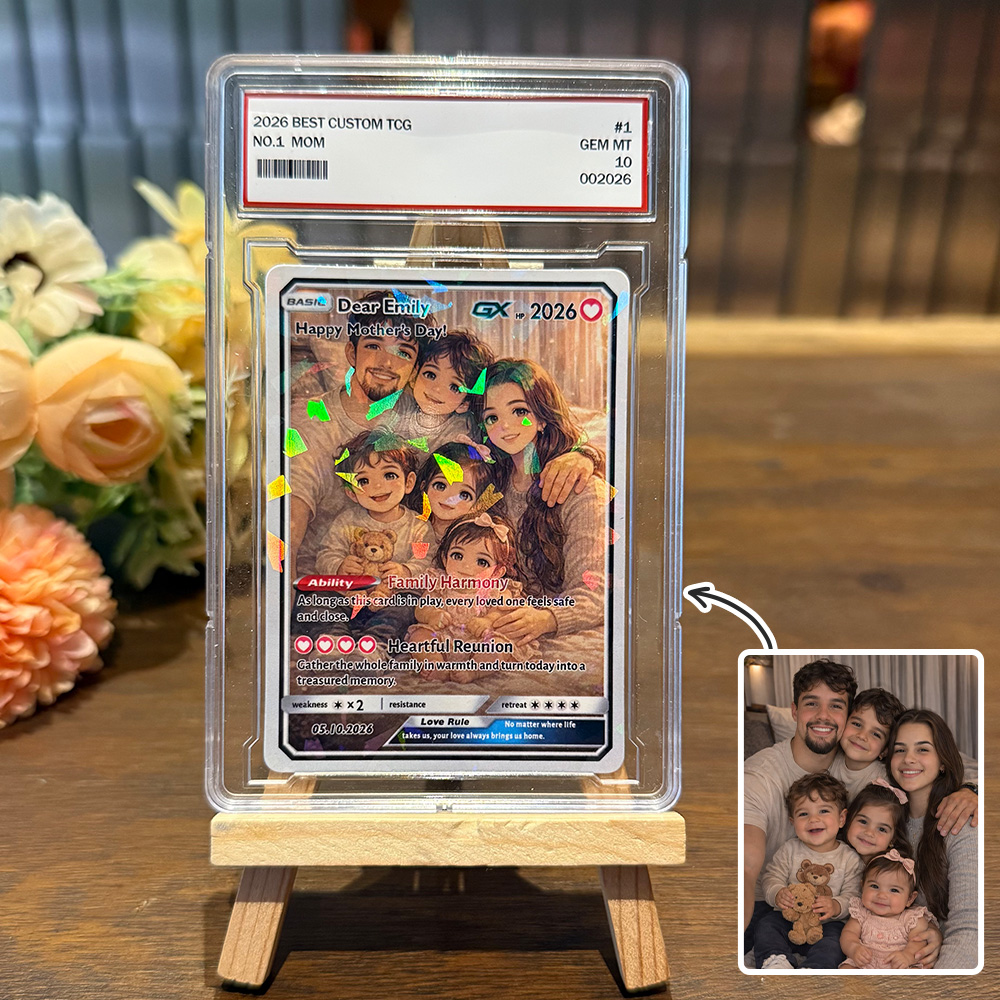 50% OFF💖Personalized Mom Anime Trainer Card, Mother's Day Gift