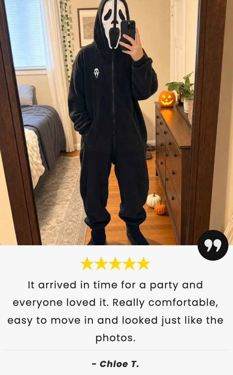 Horror Onesie Halloween 4 Styles