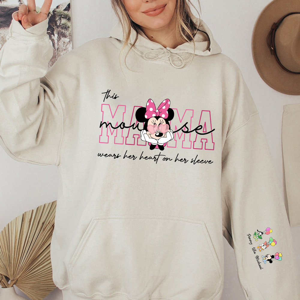 Custom MAMA Mouse Shirt/Crewneck/Hoodie, With Kids Names