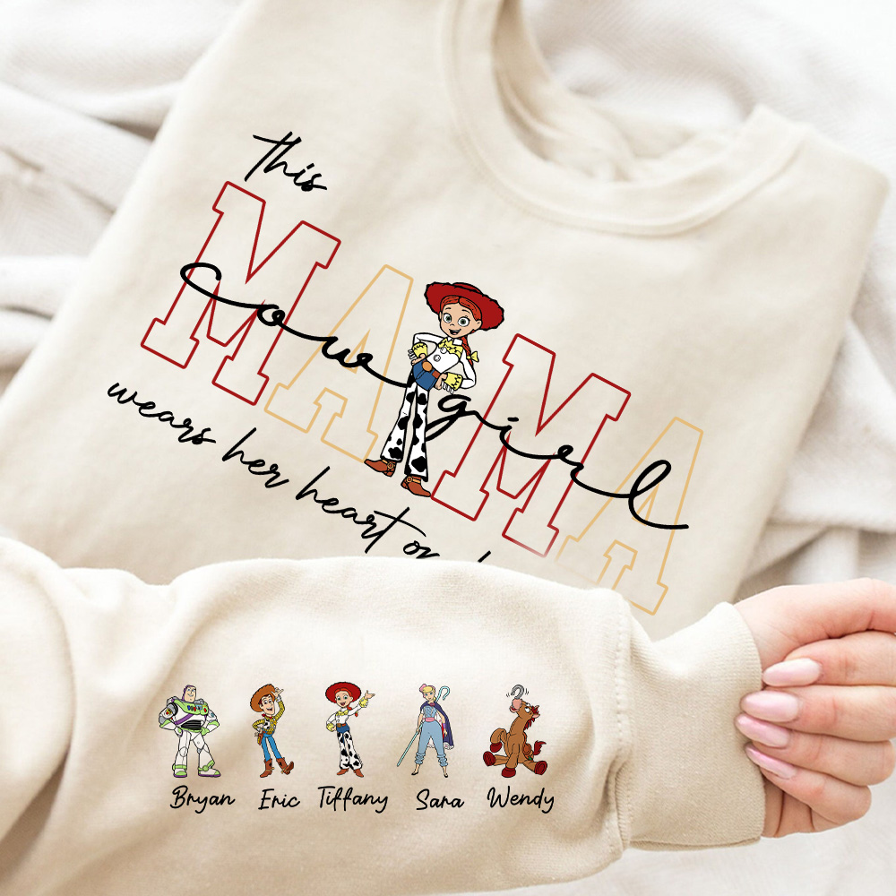 Custom MAMA Toy Story Crewneck/Hoodie, With Kids Names