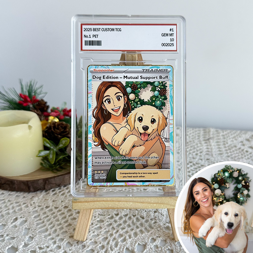 50% OFF🤩Personalized Pet Anime Supporter Trainer Card