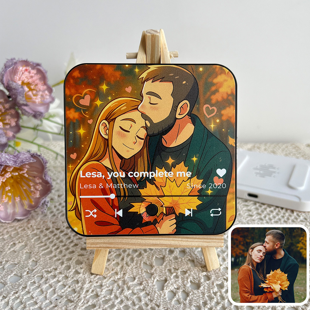 Custom Photo Song Fridge Magnet🎵