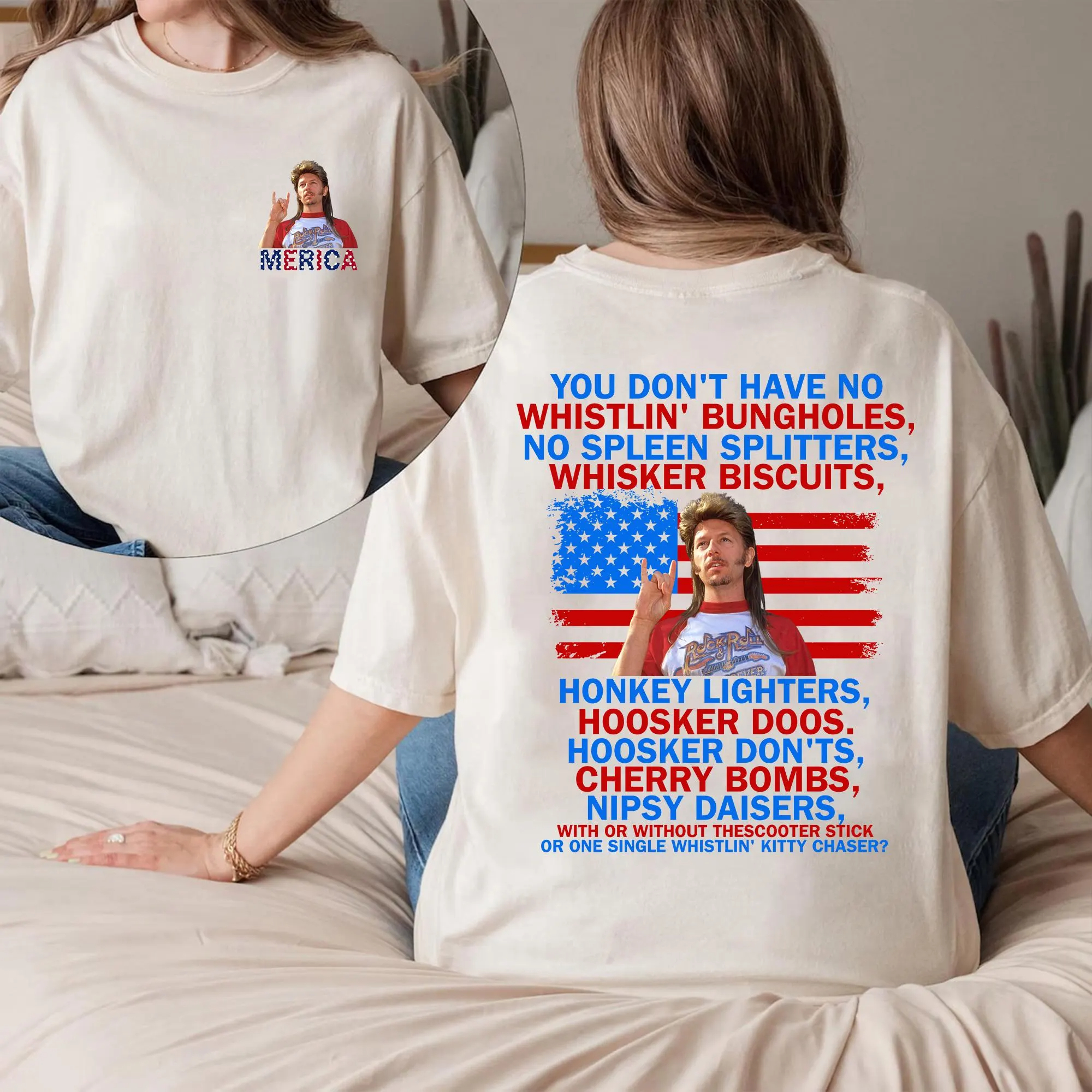 50% OFF 🔥 4th Of July Merica Funny Joe dirt s Funny Classic T-Shirt