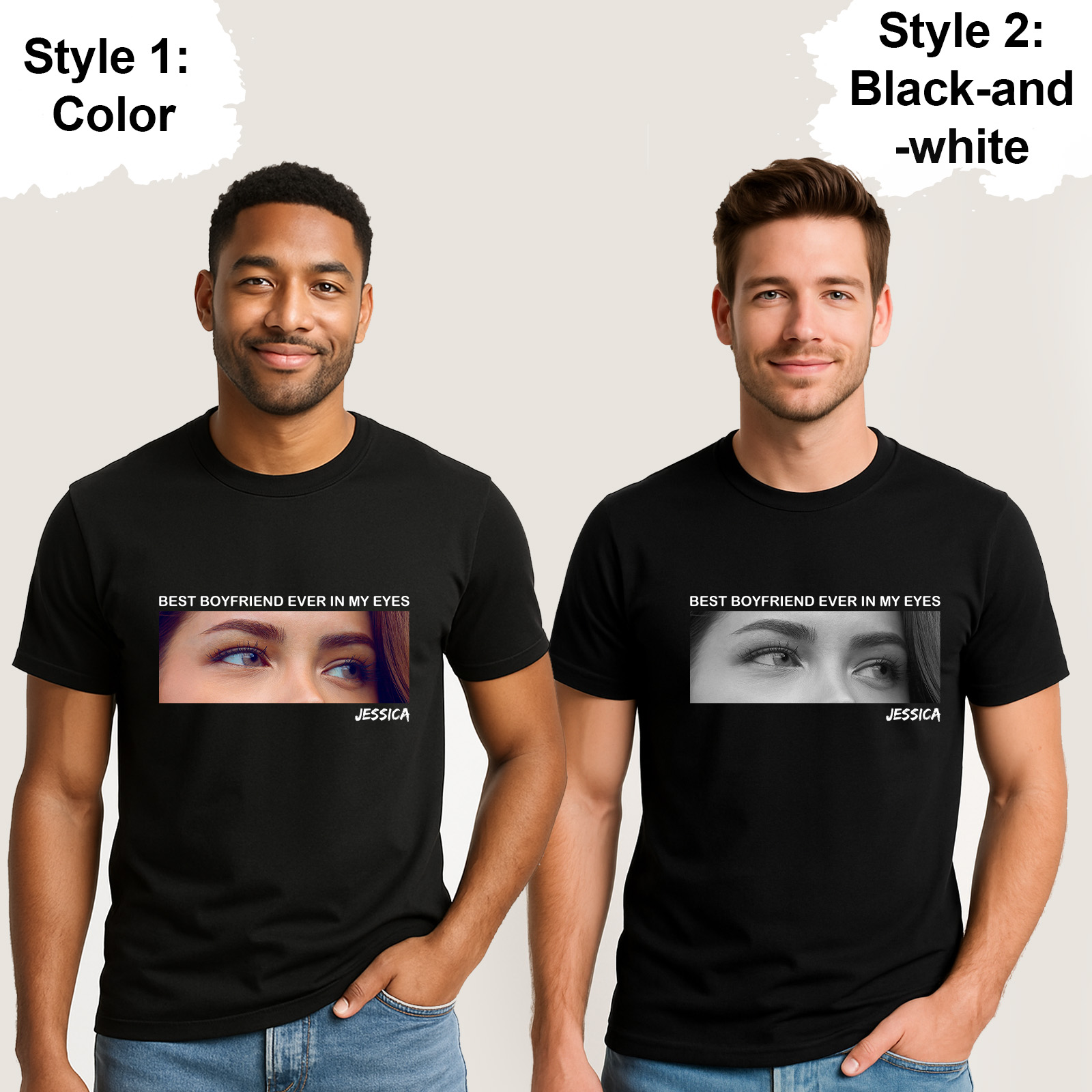 Custom Best Husband/Boyfriend Ever In My Eyes Shirt