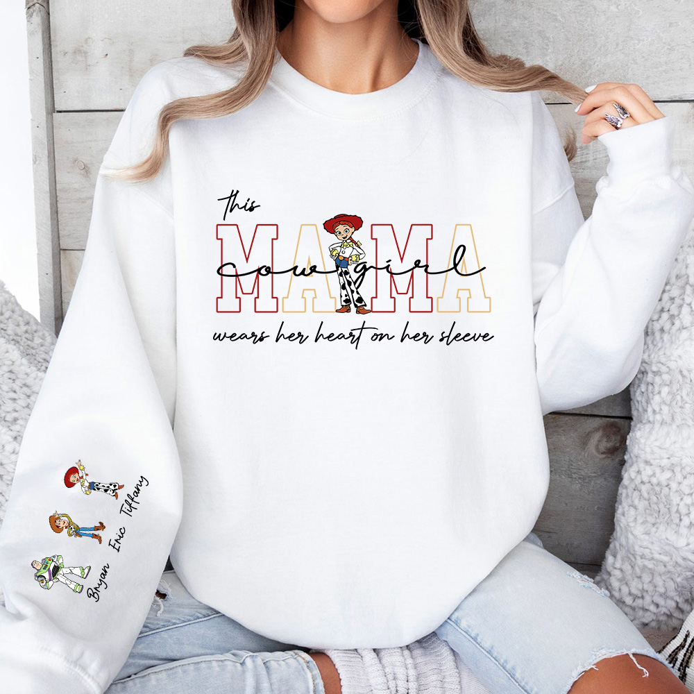 Custom MAMA Toy Story Crewneck/Hoodie, With Kids Names