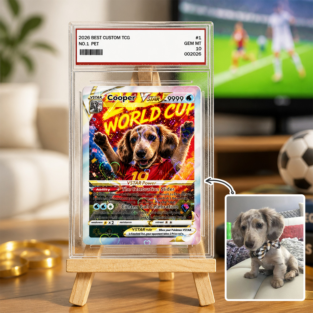 50%OFF🐶Custom Pet Photo Pokecard, 2026 World Cup Soccer Anime Card