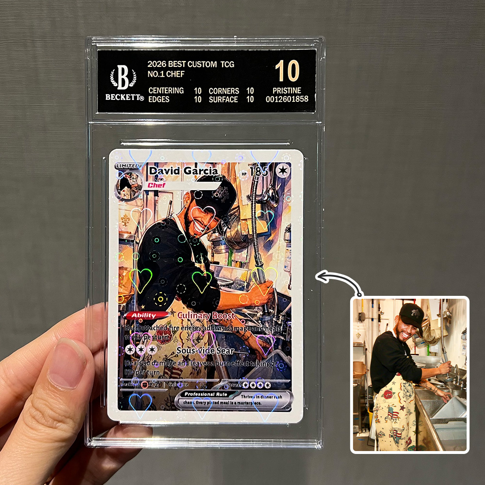 Custom Occupation Anime Photo Basic Card, Custom Career Trading Pokecard