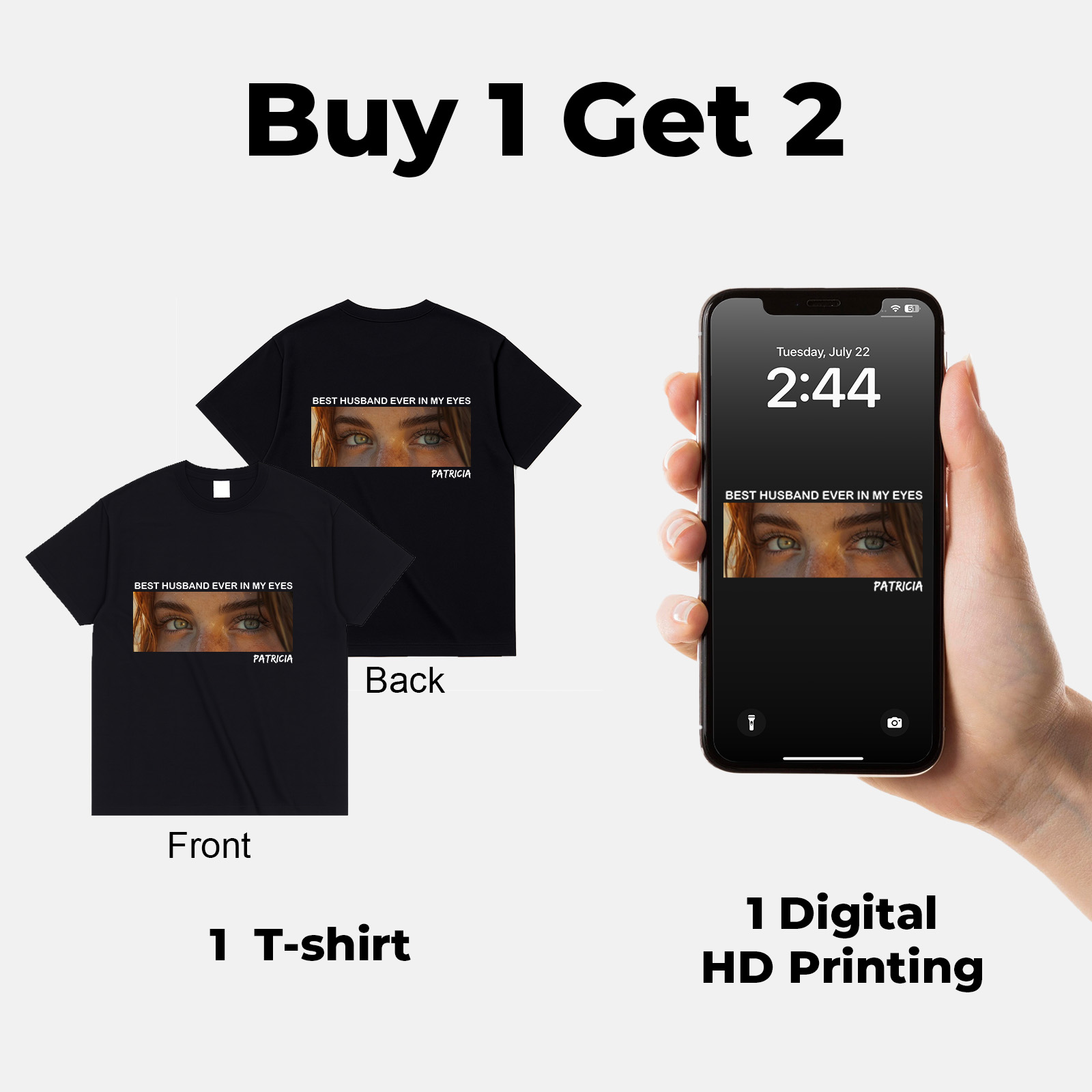 Custom Best Husband/Boyfriend Ever In My Eyes Shirt