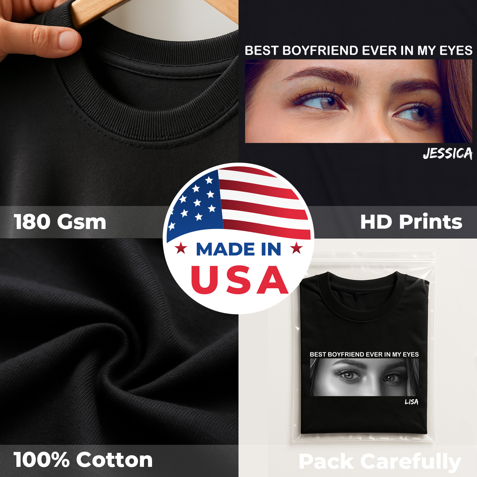 Custom Best Husband/Boyfriend Ever In My Eyes Shirt