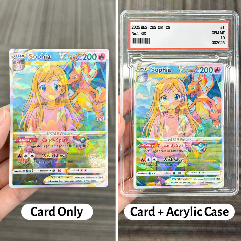 50% OFF🤩Personalized Kid Anime Art Trading Card