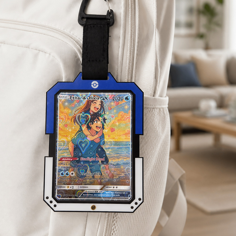 50% OFF♥️Personalized Couple Anime Art Trading Card Acrylic Pendant