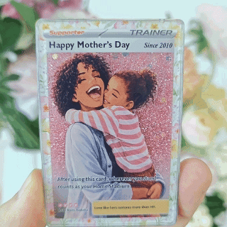 50%OFF🔥Best Mom Ever Flowing Glitter Trainer Card – Heartfelt Mother’s Day Gift for Mom