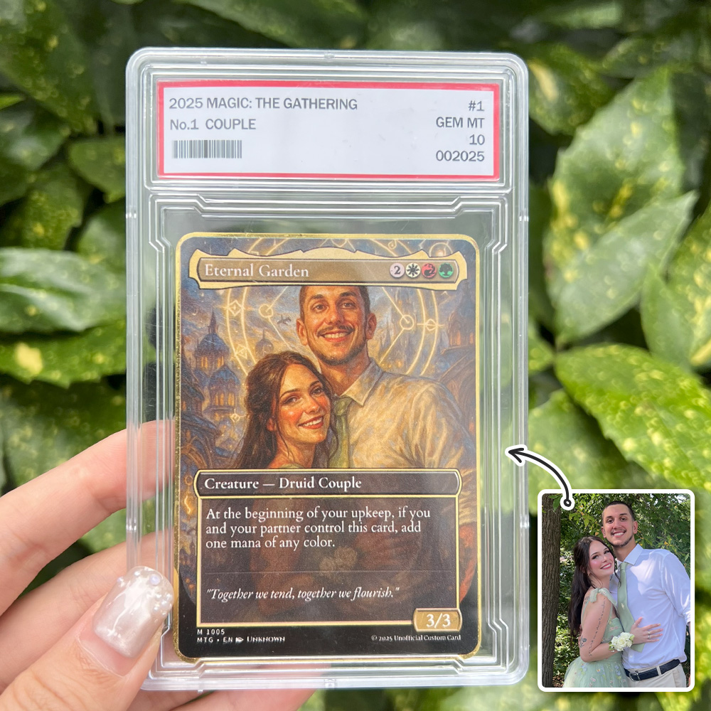 Custom Anime Pokecard MTG Card For Couples 
