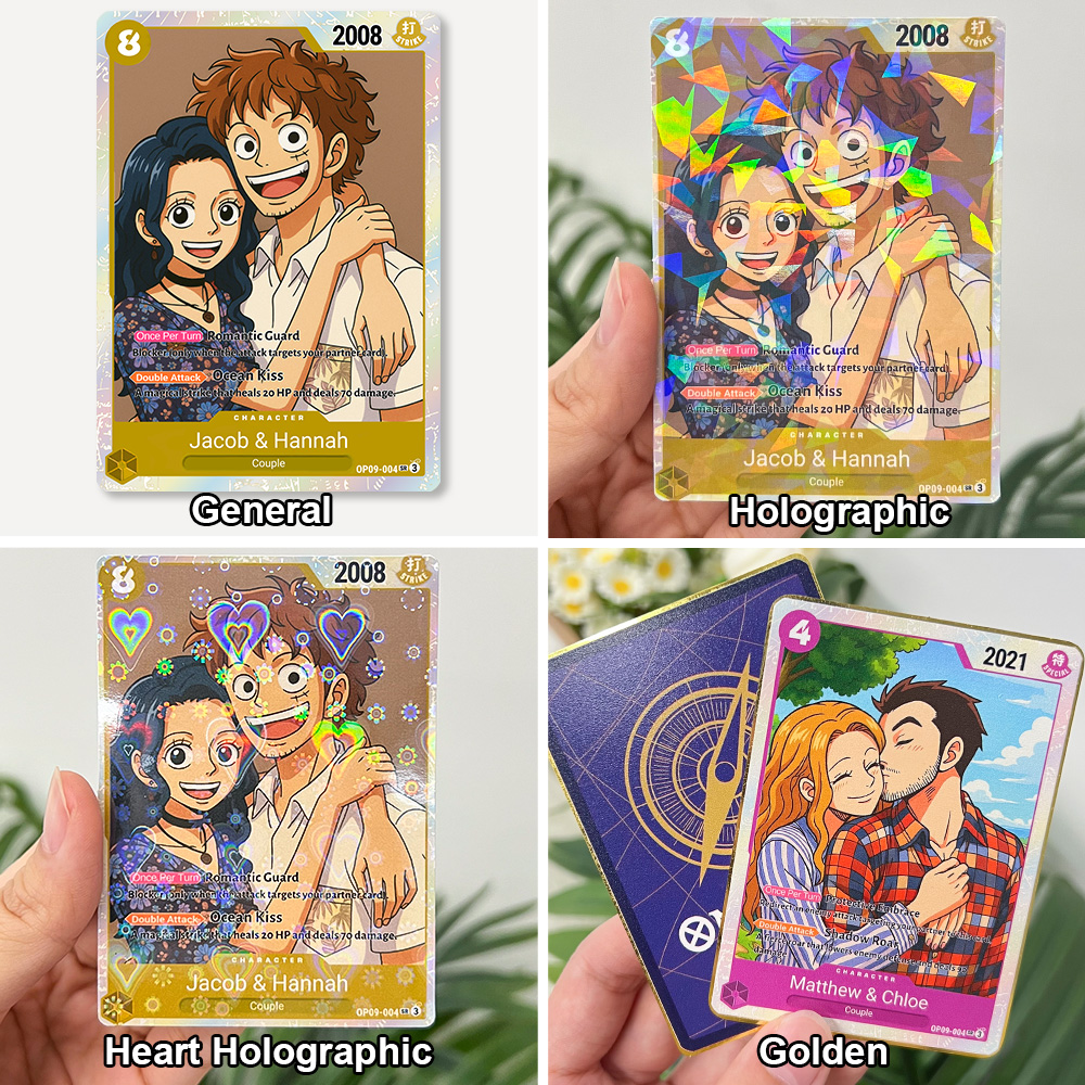 Custom Anime One Piece TCG Card For Couples 