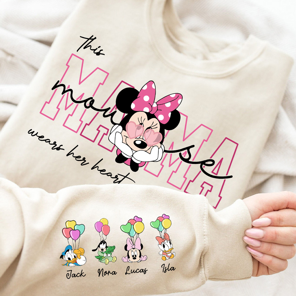 Custom MAMA Mouse Shirt/Crewneck/Hoodie, With Kids Names