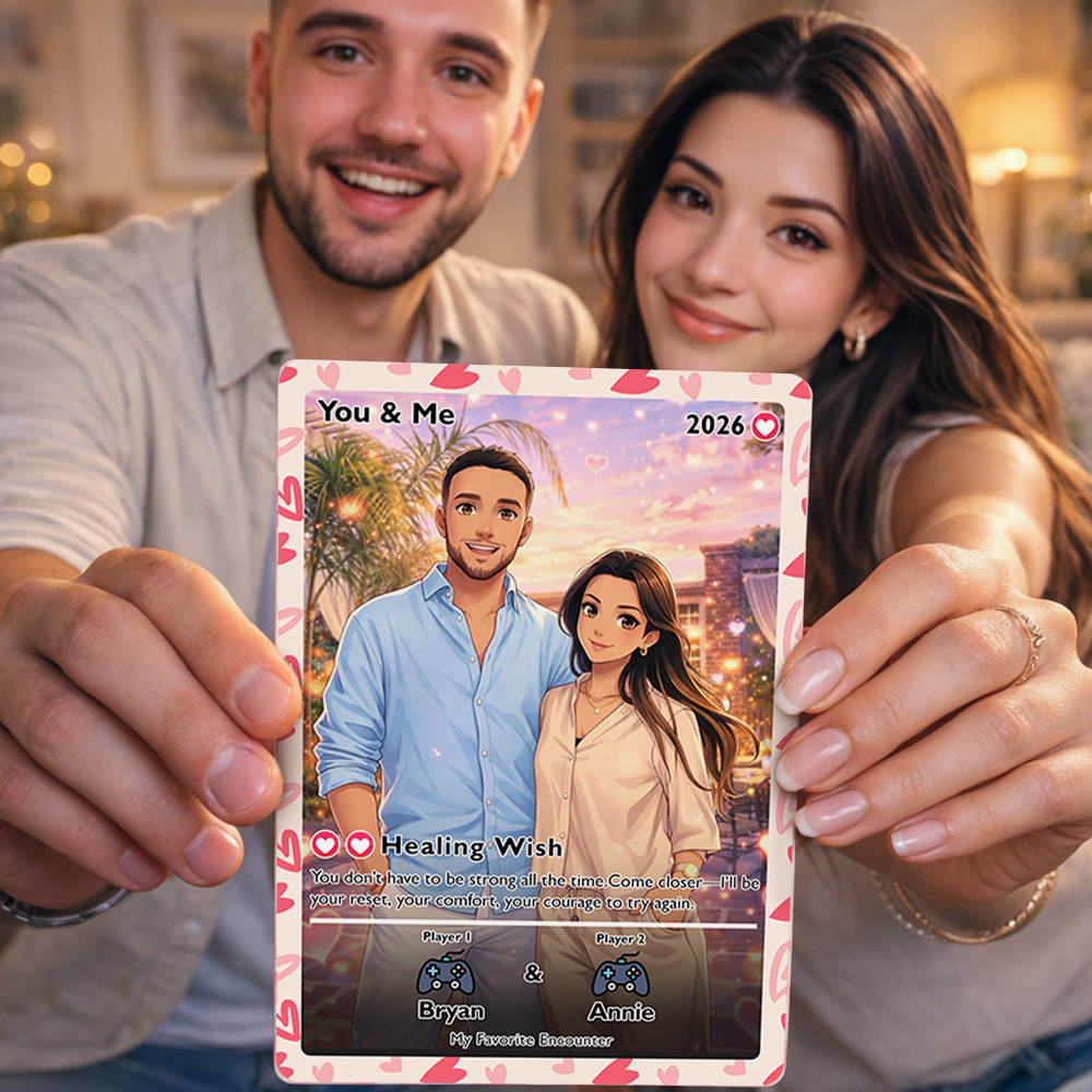 50% OFF🎮Personalized Couple Player Anime Art Classic Card Pokecard
